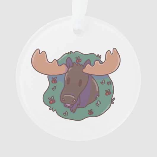 Christmas Moose  オーナメント (正面)