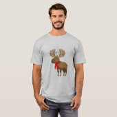 Christmas Moose Shirt Tシャツ (正面フル)