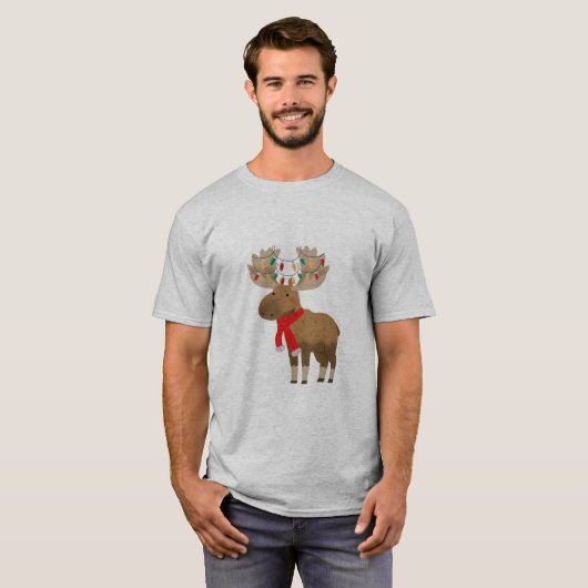 Christmas Moose Shirt Tシャツ (正面フル)