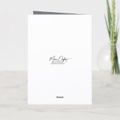 Christmas Moose Wearing an Ugly Sweater カード (裏面)