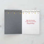 Christmas Moose Wearing an Ugly Sweater カード (内部)