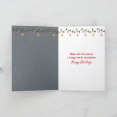 Christmas Moose With Holiday Ornaments カード (内部)