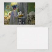 Christmas Morning, The Feast of Saint Lucy ノートカード (正面/裏面)