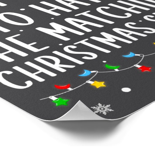 Christmas Most Likely To Hate Matching Funny Famil ポスター (角)