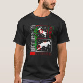 Christmas Most Likely To Shoot Reindeer Hunter Dee Tシャツ (正面)