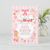 Christmas Most Onederful Time 1st Birthday Invite 招待状 (スタンド正面)