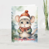 Christmas Mouse シーズンカード (正面)