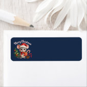 Christmas Mouse Address Labels ラベル (インサイチュ)