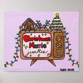 Christmas Movie Junkie 2025 10x8 ポスター