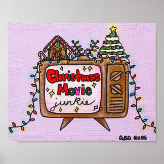Christmas Movie Junkie 2025 10x8 ポスター