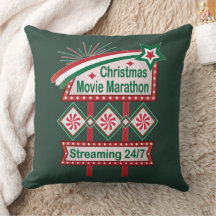 Christmas Movie Marathon Retro Marquee Festive