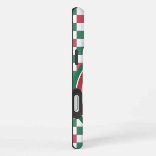 Christmas Movie Marathon Retro Marquee Festive iPhoneケース (右側面)