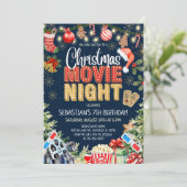 Christmas Movie Night Birthday 招待状 (スタンド正面)