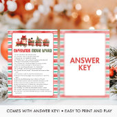 Christmas Movie Trivia  Game シーズンカード