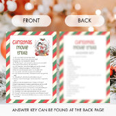 Christmas Movie Trivia  Game シーズンカード