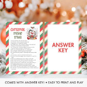 Christmas Movie Trivia  Game シーズンカード