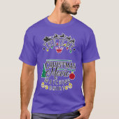 Christmas movie watching funny tシャツ (正面)