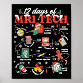 Christmas Mri Tech 12 Days Of Mri Technician New M ポスター (正面)