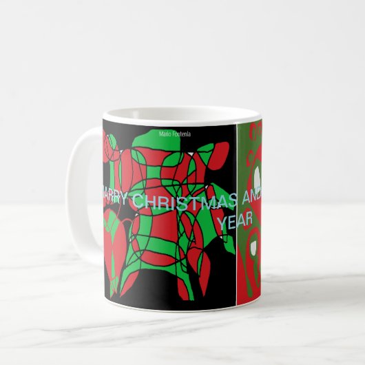 christmas mug コーヒーマグカップ (正面左)