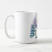 Christmas Mug – Adorable Winter Cat Lover Gift コーヒーマグカップ (左)