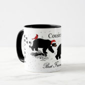 Christmas Mug | Cousins Best Friends Forever  マグカップ (正面左)
