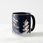 Christmas Mug Dark sky マグカップ (正面右)