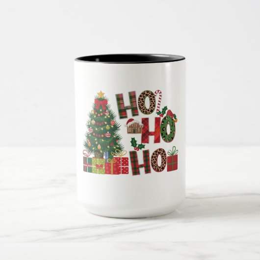 Christmas Mug | Festive Holiday Coffee Cup by Kali マグカップ (中央)