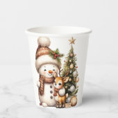 Christmas Mug | Festive Holiday Coffee Cup by Kali 紙コップ (正面)