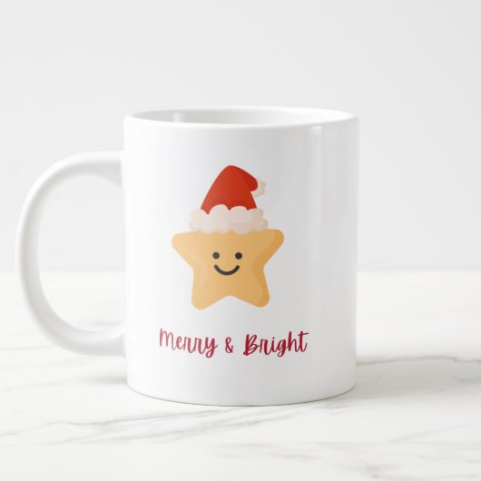 Christmas Mug – Frosty Holiday Cocoa & Coffee Cup ジャンボコーヒーマグカップ (左)