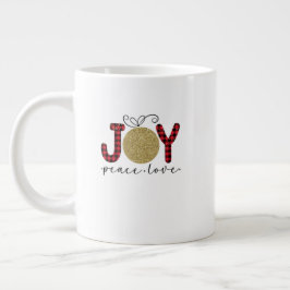 Christmas Mug – Glitter Holiday Cocoa & Coffee Cup ジャンボコーヒーマグカップ