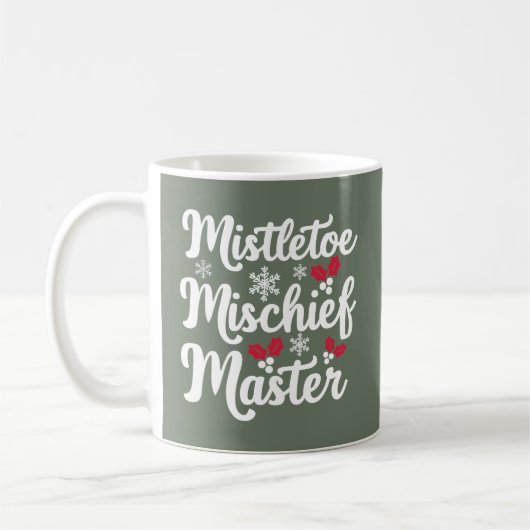Christmas Mug | Holiday Vibes, Perfect for Gifting コーヒーマグカップ (左)