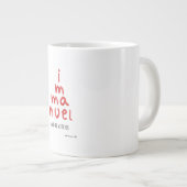 Christmas Mug Immanuel God Is With Us  ジャンボコーヒーマグカップ (正面右)