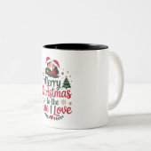 Christmas Mug _ Merry Christmas to the One I Love ツートーンマグカップ (正面右)