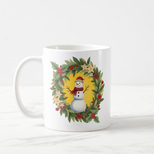 Christmas Mug | Snowman コーヒーマグカップ (左)