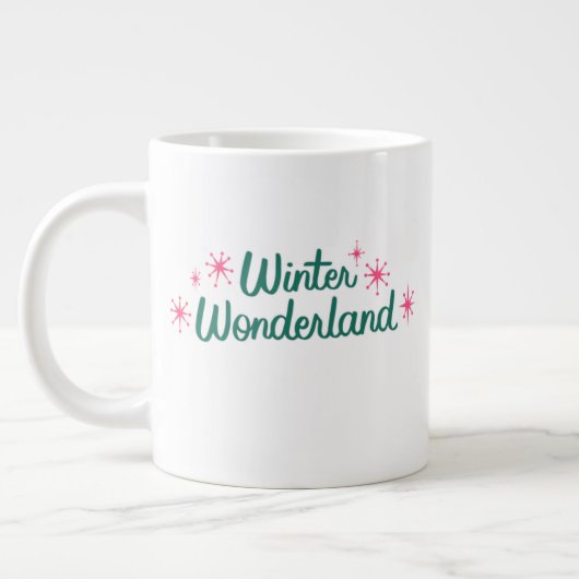 Christmas Mug – Sweet Holiday Cocoa & Coffee Cup ジャンボコーヒーマグカップ (左)