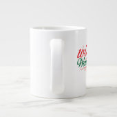 Christmas Mug – Warm Holiday Cocoa & Coffee Cup ジャンボコーヒーマグカップ (裏面)