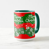 Christmas Mug – White Ornaments & Merry Christmas  マグカップ (正面右)