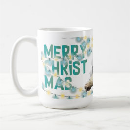 Christmas Mug with Decorative Lights コーヒーマグカップ