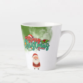 Christmas Mug with Santa – Merry Christmas カフェラテマグ