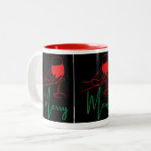 Christmas mugs ツートーンマグカップ (正面左)