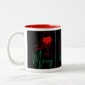 Christmas mugs ツートーンマグカップ (左)