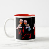 Christmas mugs ツートーンマグカップ (左)