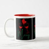Christmas mugs ツートーンマグカップ (左)