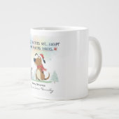 Christmas Mugs Cartoon illustration funny ジャンボコーヒーマグカップ (正面右)