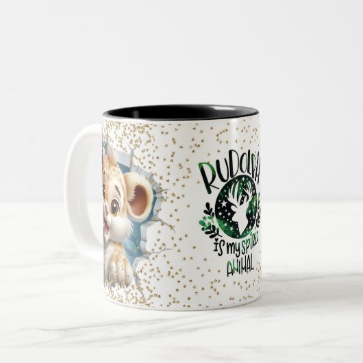 Christmas Mugs | Merry Christmas Mug | Christmas ツートーンマグカップ (正面左)
