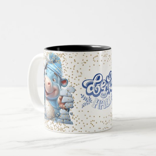 Christmas Mugs | Merry Christmas Mug | Christmas ツートーンマグカップ (正面左)