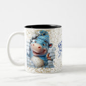 Christmas Mugs | Merry Christmas Mug | Christmas ツートーンマグカップ (左)