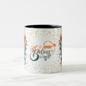 Christmas Mugs | Merry Christmas Mug | Christmas ツートーンマグカップ (中央)