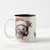 Christmas Mugs | Merry Christmas Mug | Christmas ツートーンマグカップ (左)