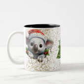 Christmas Mugs | Merry Christmas Mug | Christmas ツートーンマグカップ (左)